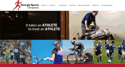 Desktop Screenshot of georgiasportschiropractic.com